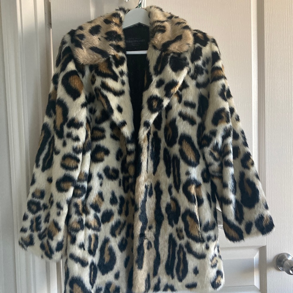 COPY - Donna Saylers Fabulous Fur Faux Cheeta Coat